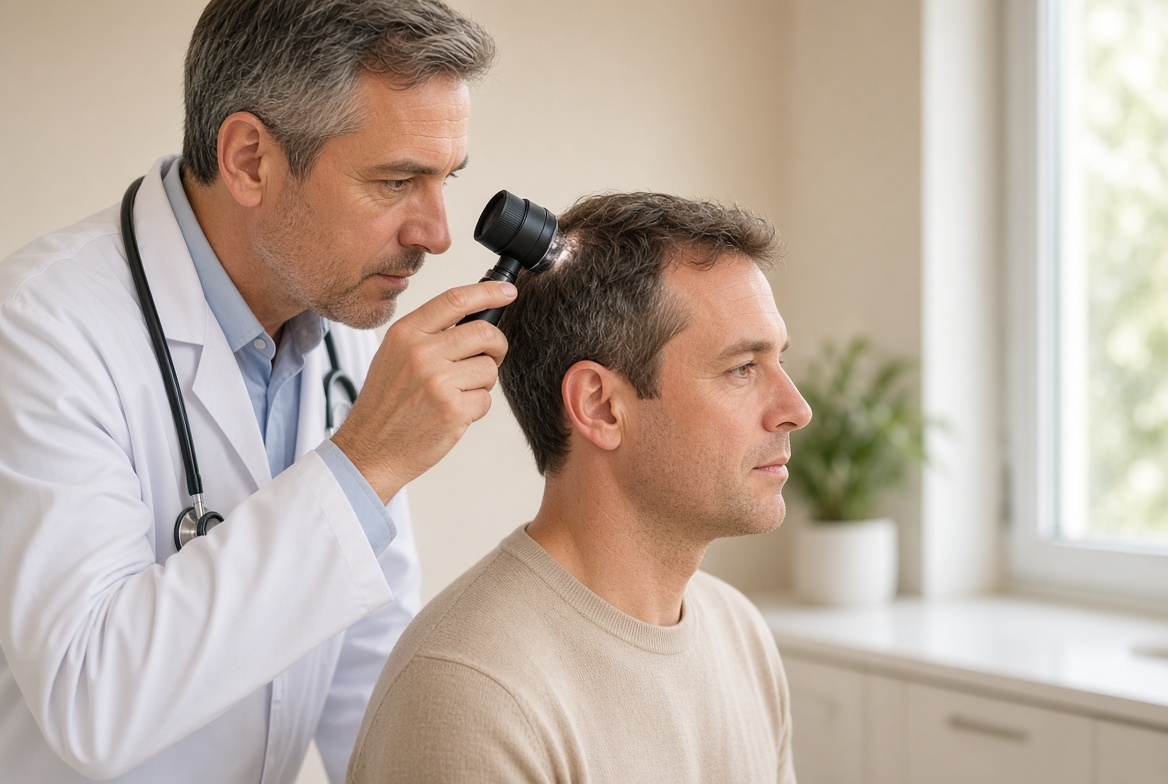 Photo Avis médecin avant une greffe de cheveux