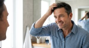 Satisfaction du patient après avoir payé le juste prix pour sa greffe de cheveux.